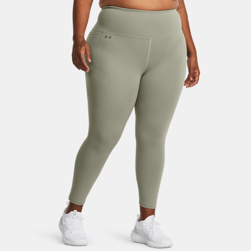 Women's Under Armour Motion Ankle Leggings Grove Green / Colorado Sage 3X